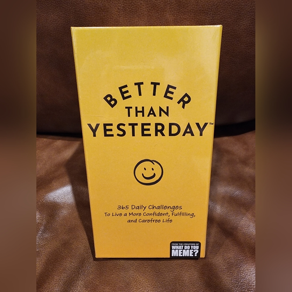 Better Than Yesterday 365 Daily Challenge Card Game
